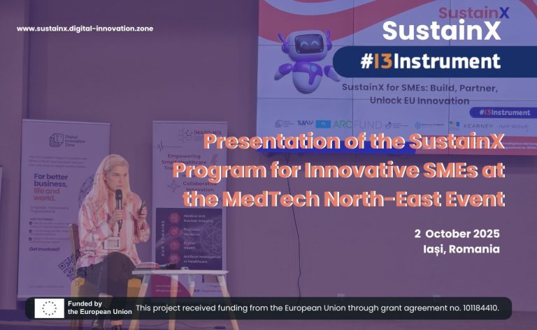 Read more about the article Presentation of the SustainX Program for Innovative SMEs at the MedTech North-East Event