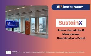 SustainX: Presented at the I3 Newcomers Coordinator’s Event