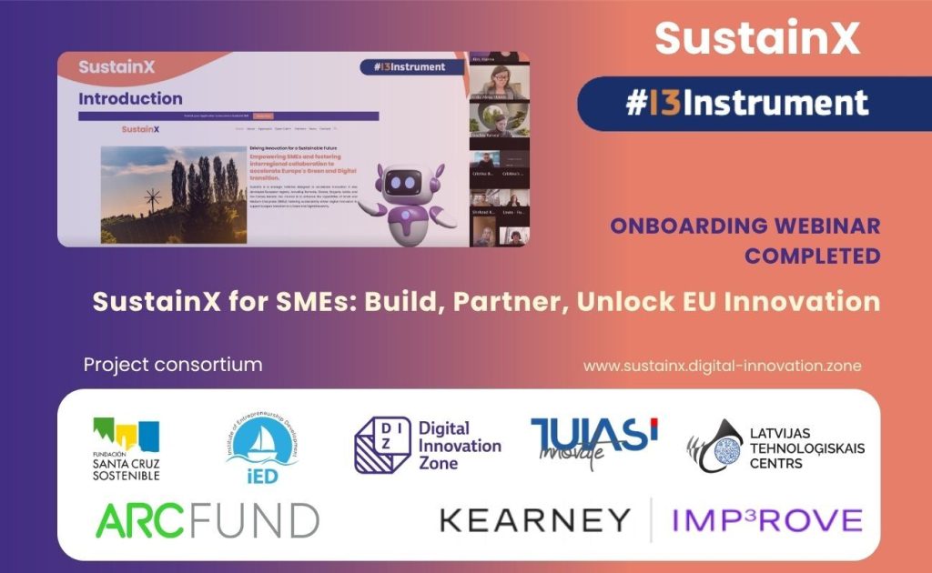 SustainX onboarding webinar with 100 SMEs