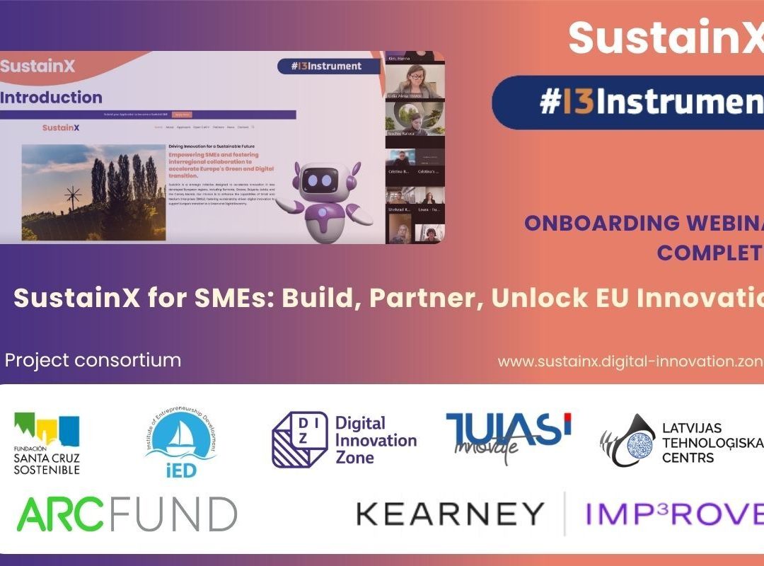 SustainX Onboarding Webinar Welcomes 100+ Selected SMEs to the Programme