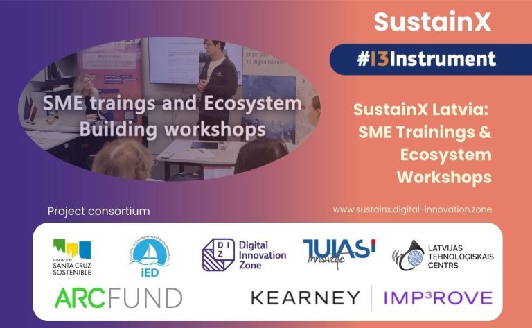 Read more about the article SustainX Latvia: SME Trainings & Ecosystem Workshops Strengthen Sustainability and Innovation Capacity (Jan–Feb 2026)