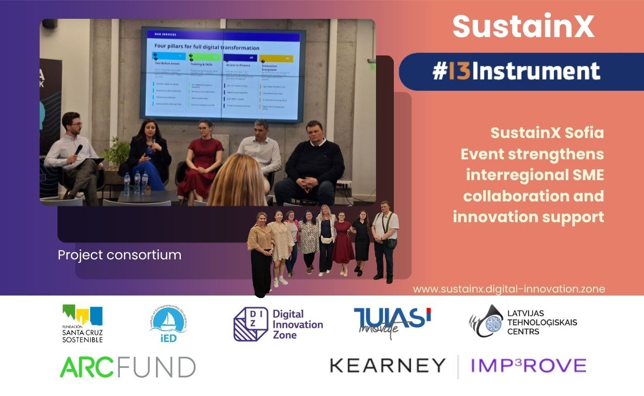 You are currently viewing SustainX Sofia Workshop strengthens interregional SME collaboration and innovation support