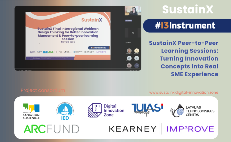 Read more about the article SustainX Peer-to-Peer Learning Sessions: Turning Innovation Concepts into Real SME Experience