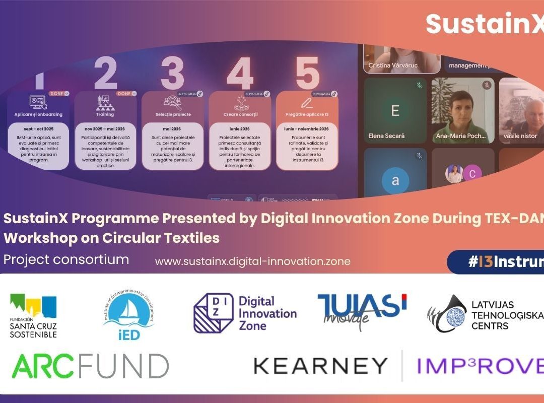 SustainX Programme Presented by Digital Innovation Zone During TEX-DAN Workshop on Circular Textiles