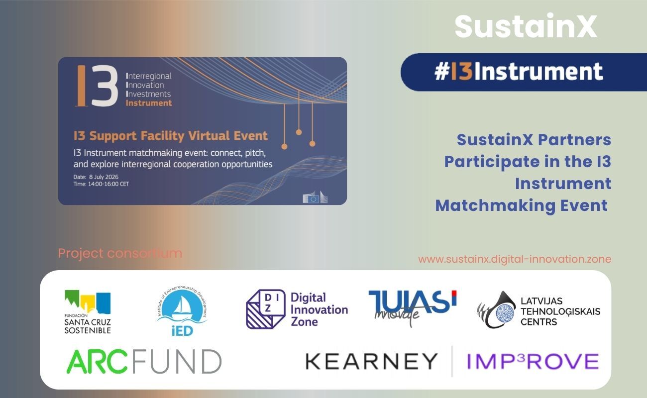 You are currently viewing SustainX Partners Participate in the I3 Instrument Matchmaking Event